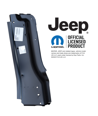 KP - 81-95 CJ7 AND YJ REPLACEMENT B PILLAR ASSEMBLY, LH