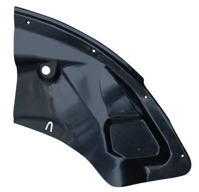 Nor/AM Auto Body Parts - 61-'67 VW BEETLE FRONT INNER FENDER FRONT SECTION, PASSENGER'S SIDE