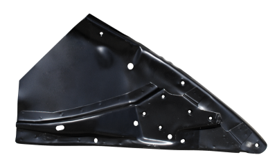 KP - 68-'73 VW BEETLE & SUPER BEETLE REAR WHEELHOUSE SECTION WITH BUMPER BRACKET, DRIVER'S SIDE