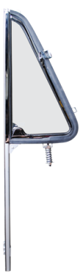 KP - 64-66 C-10 SIDE DOOR VENTILATOR ASSY CHR W/VENT FRAME