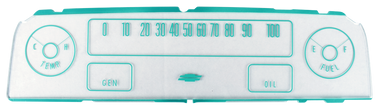 KP - 64-66 Chev Dash Lens for Models W/ Warning Lights