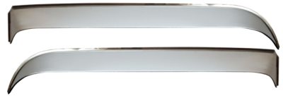 KP - 64-66 Chevrolet/GMC Truck Vent Shades W/Hardware Polished SS