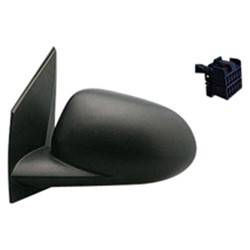 LKQ - 2007-2012 Dodge Caliber Driver's Side Door Mirror Manual Adjustment, Non-Foldaway, Non-Heated, Textured