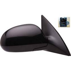 LKQ - 2009-2012 Hyundai Elantra Passenger's Side Door Mirror Power Adjustment, Manual Folding, Heated, Textured Paint To Match
