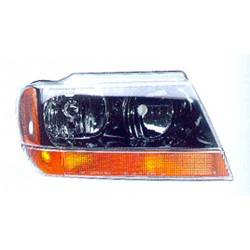 LKQ - 1999-2002 Jeep Grand Cherokee Passenger's Headlight Assembly