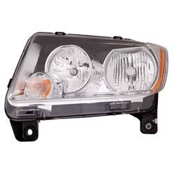 LKQ - 2011-2013 Jeep Compass Driver's Headlight Assembly