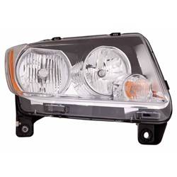 LKQ - 2011-2013 Jeep Compass Passenger's Headlight Assembly