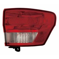 LKQ - 2011-2013 Jeep Grand Cherokee Passenger's Outer Tail Light Assembly
