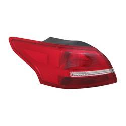 LKQ - 2015-2018 Ford Focus Driver's Outer Tail Light Assembly