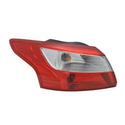 LKQ - 2012-2014 Ford Focus Driver's Outer Tail Light Assembly