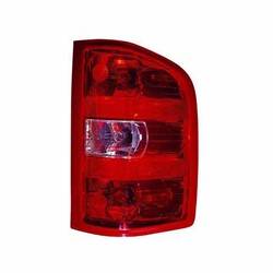 LKQ - 2007-2014 Chevrolet Silverado, 2007-2014 GMC Sierra Passenger's Tail Light Assembly