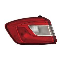 LKQ - 2017-2019 Chevrolet Cruze Driver's Outer Tail Light Assembly