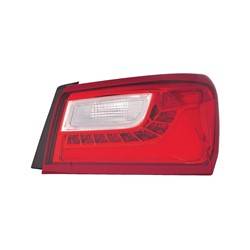LKQ - 2016-2018 Chevrolet Malibu Passenger's Outer Tail Light Assembly