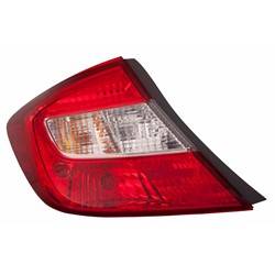 LKQ - 2012 Honda Civic Driver's Tail Light Assembly
