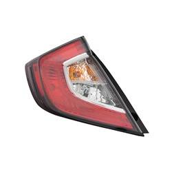 LKQ - 2017-2021 Honda Civic Driver's Outer Tail Light Assembly