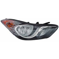 LKQ - 2011-2013 Hyundai Elantra Passenger's Headlight Assembly