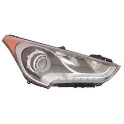 LKQ - 2013-2017 Hyundai Veloster Passenger's Headlight Assembly