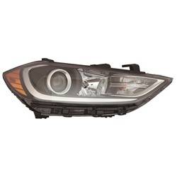 LKQ - 2017-2018 Hyundai Elantra Passenger's Headlight Assembly