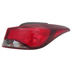 LKQ - 2014-2016 Hyundai Elantra Passenger's Outer Tail Light Assembly
