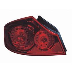 LKQ - 2007-2008 Infiniti EX35 Driver's Outer Tail Light Assembly