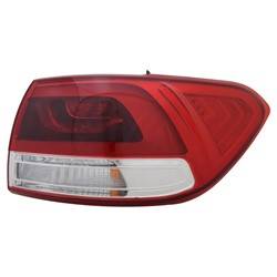 LKQ - 2016-2018 Kia Sorento Passenger's Outer Tail Light Assembly