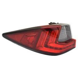 LKQ - 2016-2022 Lexus RX Driver's Outer Tail Light Assembly