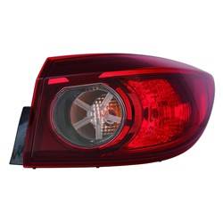 LKQ - 2014-2018 Mazda 3 Passenger's Outer Tail Light Assembly