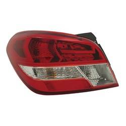 LKQ - 2017-2020 Mitsubishi Mirage Driver's Tail Light Assembly