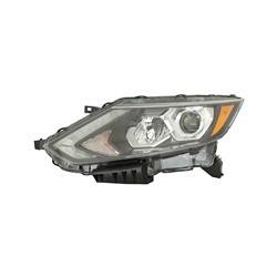 LKQ - 2017-2019 Nissan Qashqai, Nissan Rogue Sport Driver's Headlight Assembly