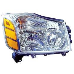 LKQ - 2004-2007 Nissan Titan, 2004 Nissan Armada Passenger's Headlight Assembly