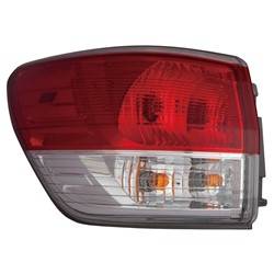 LKQ - 2013-2016 Nissan Pathfinder Driver's Outer Tail Light Assembly