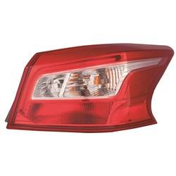 LKQ - 2016-2019 Nissan Sentra Passenger's Outer Tail Light Assembly