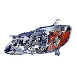 LKQ - 2003-2004 Toyota Corolla Driver's Headlight Assembly