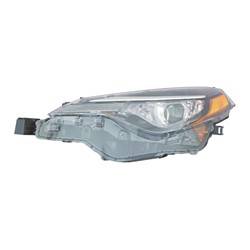 LKQ - 2017-2019 Toyota Corolla Driver's Headlight Assembly