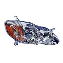 LKQ - 2003-2004 Toyota Corolla Passenger's Headlight Assembly