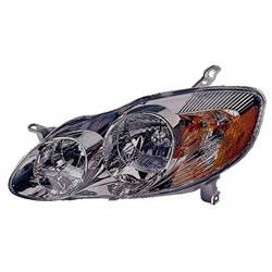 LKQ - 2003-2004 Toyota Corolla Passenger's Headlight Assembly