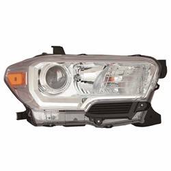 LKQ - 2016-2018 Toyota Tacoma Passenger's Headlight Assembly