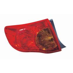 LKQ - 2009-2010 Toyota Corolla Driver's Tail Light Assembly