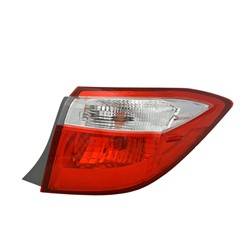 LKQ - 2014-2016 Toyota Corolla Passenger's Outer Tail Light Assembly