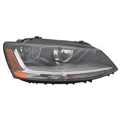 LKQ - 2017-2018 Volkswagen Jetta Passenger's Headlight Assembly