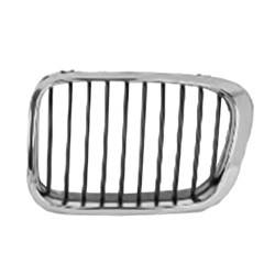 LKQ - '99-'00 BMW 323i, '01 BMW 325i, '01 BMW 325xi, '99-'00 BMW 328i, '01 BMW 330i, '01 BMW 330xi Driver Side Upper Hood-Mounted Grille