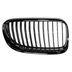 LKQ - '11-'13 BMW 328i, '11-'13 BMW 328i xDrive, '11-'13 BMW 335i, '11-'13 BMW 335i xDrive Passenger Side Front Black Grille