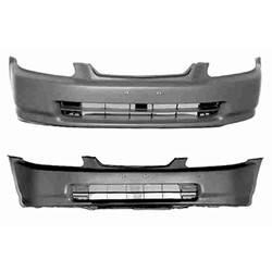 LKQ - 1996-1998 Honda Civic Front Bumper Cover