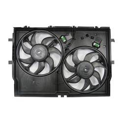 LKQ - '14-'22 Ram ProMaster 1500, '14-'22 Ram ProMaster 2500, '14-'22 Ram ProMaster 3500 Radiator And Condenser Fan Assembly With Two Fans Side By Side