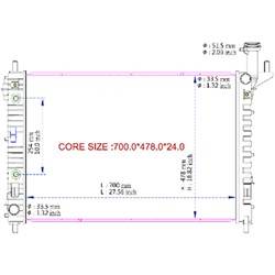 LKQ - '08-'17 Buick Enclave, '09-'17 Chevrolet Traverse, '07-'16 GMC Acadia, '17 GMC Acadia Limited, '07-'10 Saturn Outlook Radiator