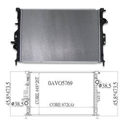 LKQ - '07-'16 Volvo S80, '08-'16 Volvo XC70, '08-'15 Land Rover LR2, '12-'19 Land Rover Range Rover Evoque, '11-'18 Volvo S60, '10-'16 Volvo XC60 Radiator