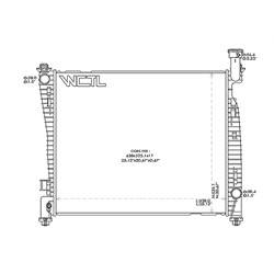 LKQ - '11-'15 Dodge Durango, '11-'21 Jeep Grand Cherokee Radiator
