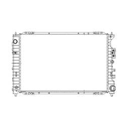 LKQ - '10-'12 Ford Escape, '10-'11 Mercury Mariner Radiator For 2.5 Liter L4 Hybrid Models