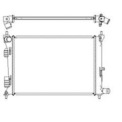 LKQ - '12-'17 Hyundai Accent, '12-'17 Hyundai Veloster, '12-'17 Kia Rio Radiator