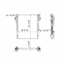 LKQ - '10 Dodge Ram 2500, '10 Dodge Ram 3500, '11-'12 Ram 2500, '11-'12 Ram 3500 Radiator